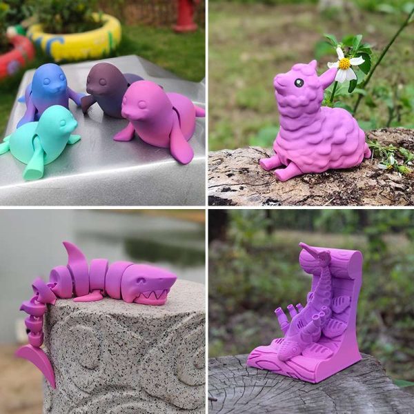 iSANMATE PLA+ [PINK-PURPLE] Matte GRADIENT 1.75mm Filament 1kg roll