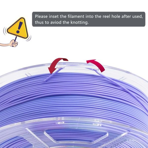 iSANMATE PLA+ [BLUE-PURPLE] MATTE GRADIENT 1.75mm Filament 1kg roll