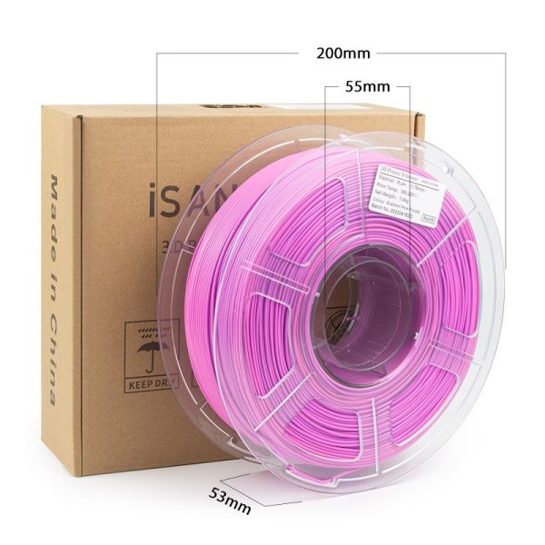 iSANMATE PLA+ [PINK-PURPLE] Matte GRADIENT 1.75mm Filament 1kg roll