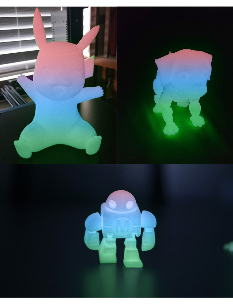 iSANMATE PLA luminous rainbow filament 1.75mm 1kg rolls — FormTech