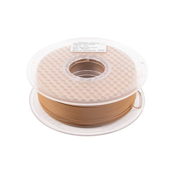 iSANMATE PLA+ YELLOW PEAR WOOD 1.75mm Filament 1kg roll