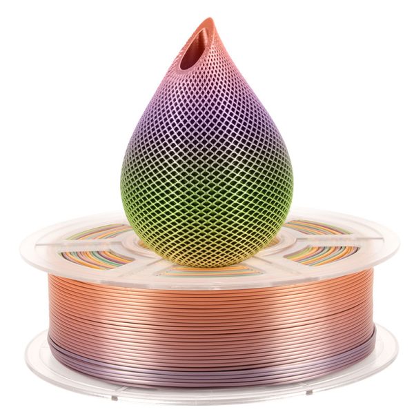 iSANMATE  Silk Rainbow Pla Multi colour 1.75mm Filament 1kg roll