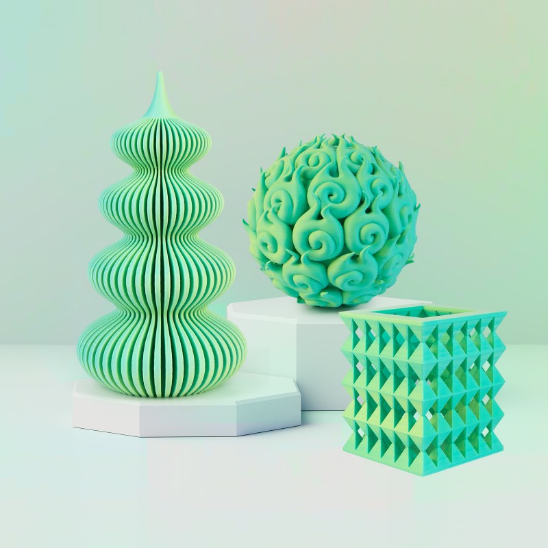 iSANMATE PLA+ [Kashmir Cypress] Matte Tri Colour 1.75mm Filament 1kg roll