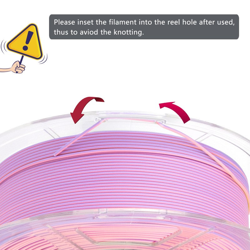 iSANMATE PLA+ [Topaz] Matte Tri Colour 1.75mm Filament 1kg roll