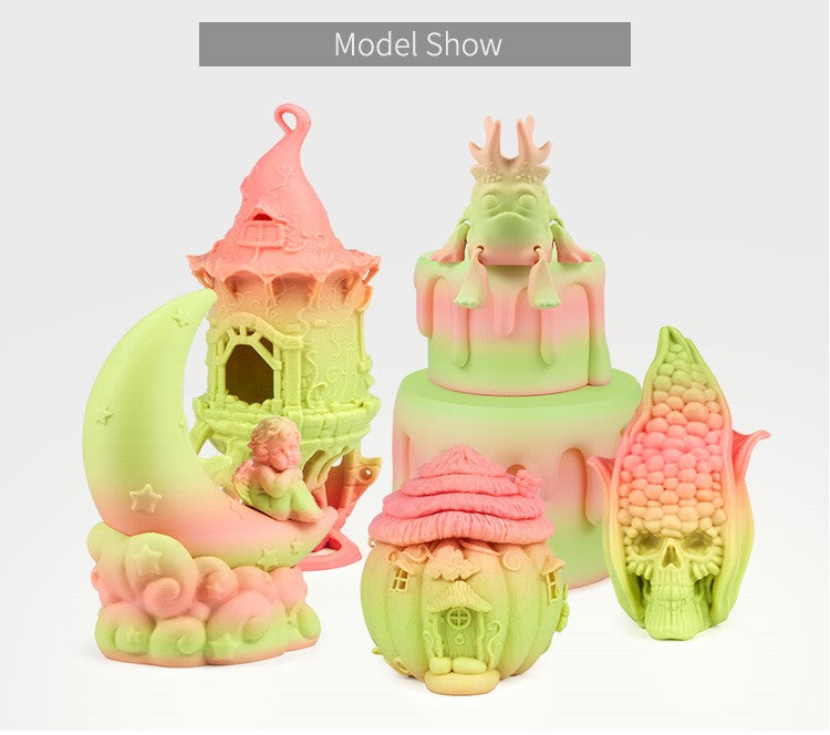 iSANMATE PLA+ [PINK-CANDY GREEN] Matte GRADIENT 1.75mm Filament 1kg roll