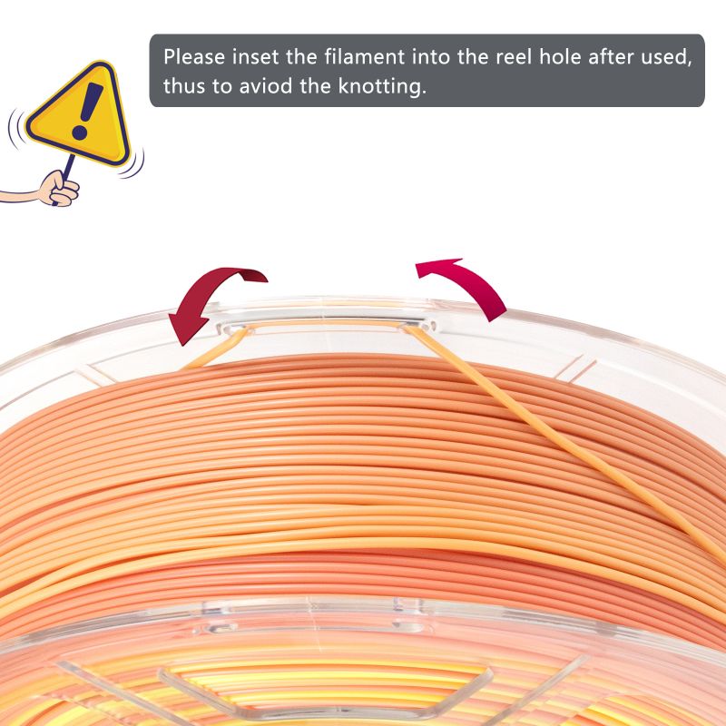 iSANMATE PLA+ [Sunset] Matte GRADIENT 1.75mm Filament 1kg roll