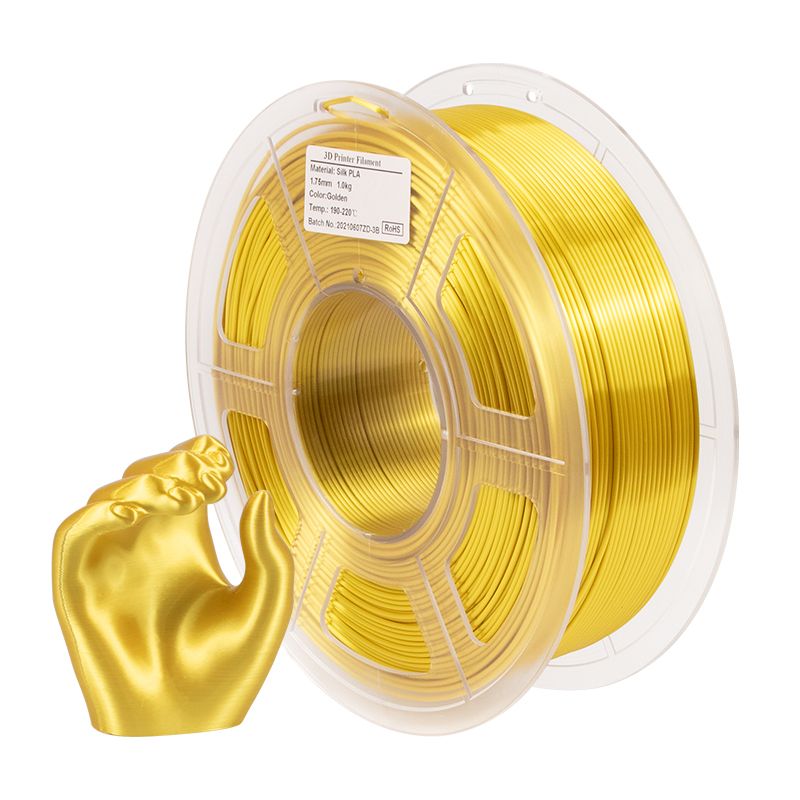 iSANMATE Silk Gold PLA 1.75mm Filament 1kg roll