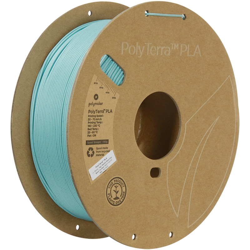 PolyTerra PLA Marble 1kg- Slate Grey Filament - view 4