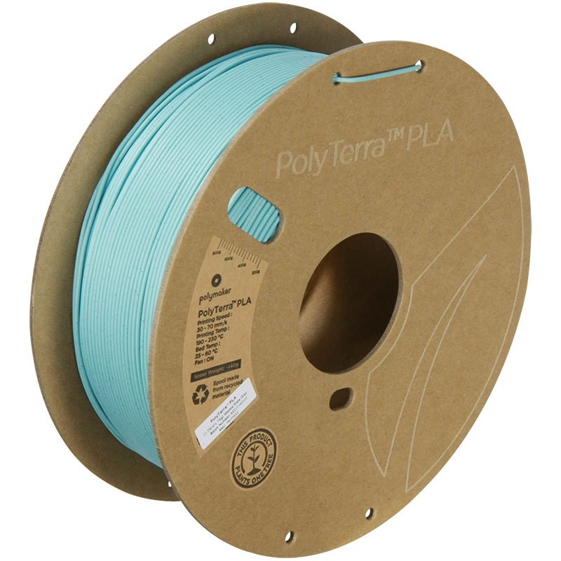PolyTerra PLA Marble 1kg- Slate Grey Filament