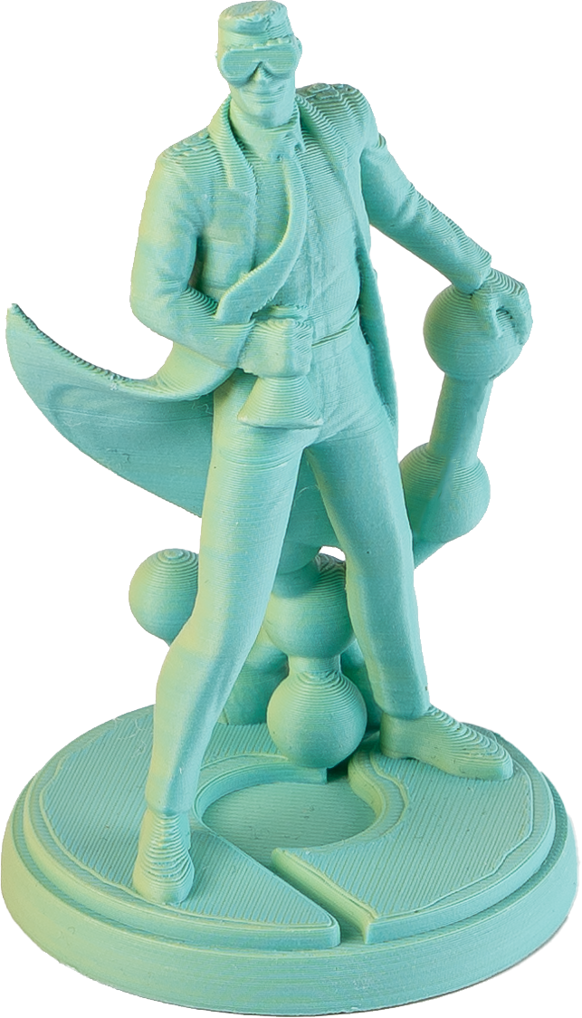 PolyTerra PLA Dual 1kg- Chameleon (Teal-Yellow) Filament - view 2