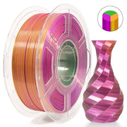 iSANMATE Silk [Purple-Green-Gold] Pla Tri Colour 1.75mm Filament 1kg roll