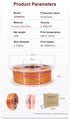 iSANMATE Silk [Red-Gold-Black] Pla Tri Colour 1.75mm Filament 1kg roll