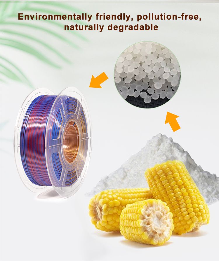 iSANMATE Silk [Red-Gold-Blue] Pla Tri Colour 1.75mm Filament 1kg roll