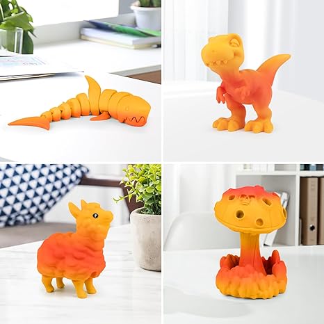 iSANMATE PLA+ [RED-ORANGE] Matte GRADIENT 1.75mm Filament 1kg roll
