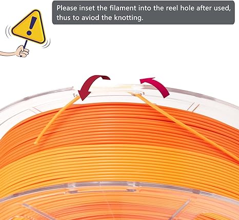 iSANMATE PLA+ [RED-ORANGE] Matte GRADIENT 1.75mm Filament 1kg roll