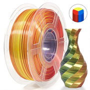 iSANMATE Silk [Red-Yellow-Blue] Pla Tri Colour 1.75mm Filament 1kg roll