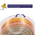 iSANMATE  Silk Rainbow Pla Multi colour 01 1.75mm Filament 1kg roll
