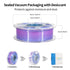 iSANMATE Silk Gradient Light Blue-Purple PLA 1.75mm Filament 1kg roll