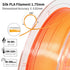 iSANMATE Silk Gradient Pink-Yellow PLA 1.75mm Filament 1kg roll