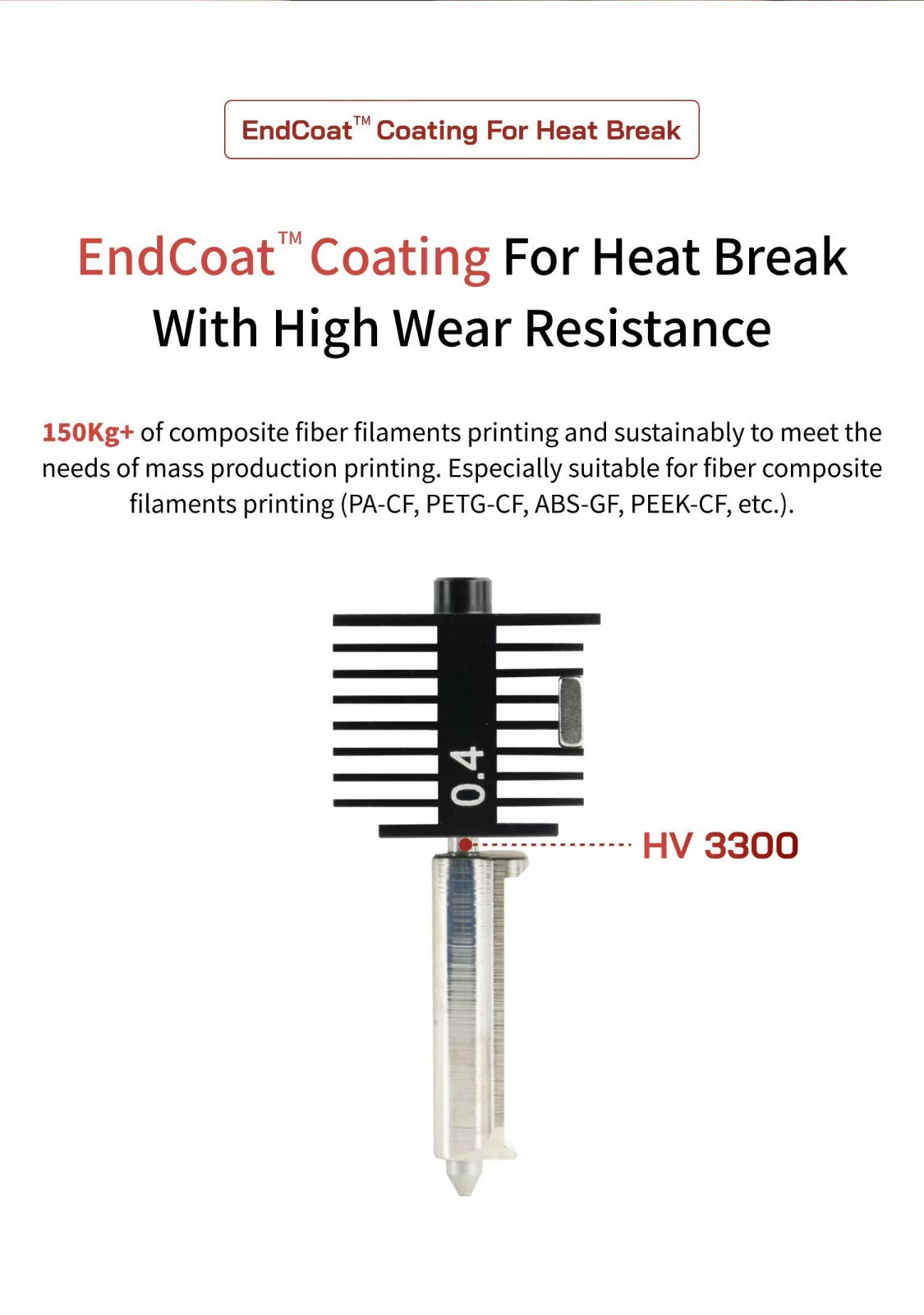 NEW Formtech Carbon HD2, A1/A1 Mini Hardened Steel hot end