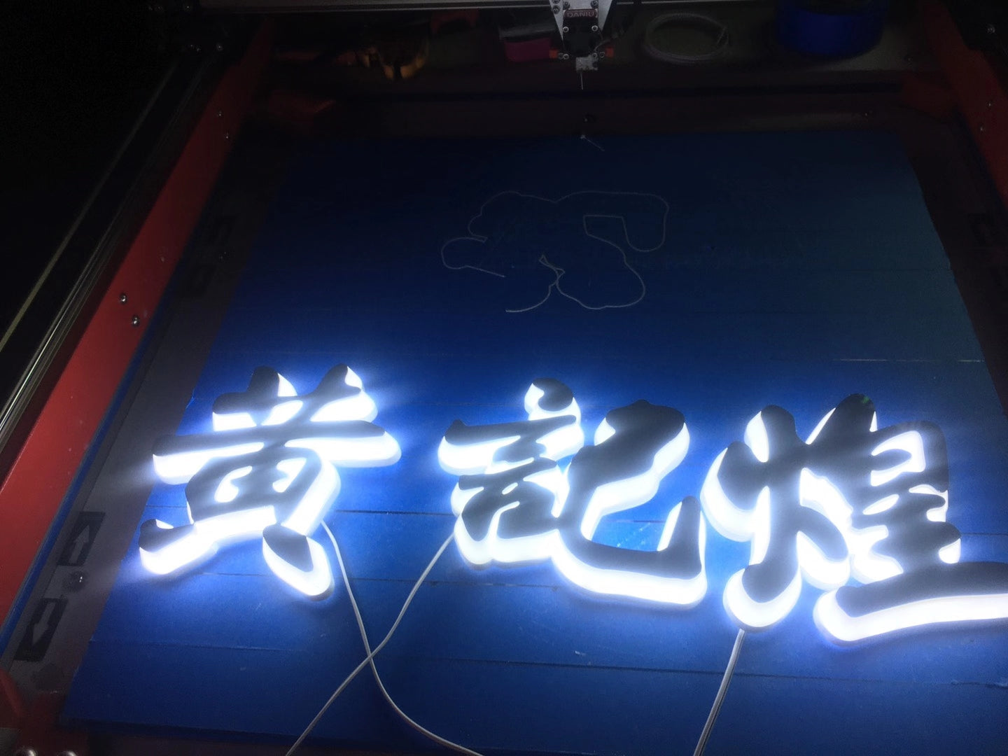 YM-AUTO-800 IEMAI channel letter 3d printer