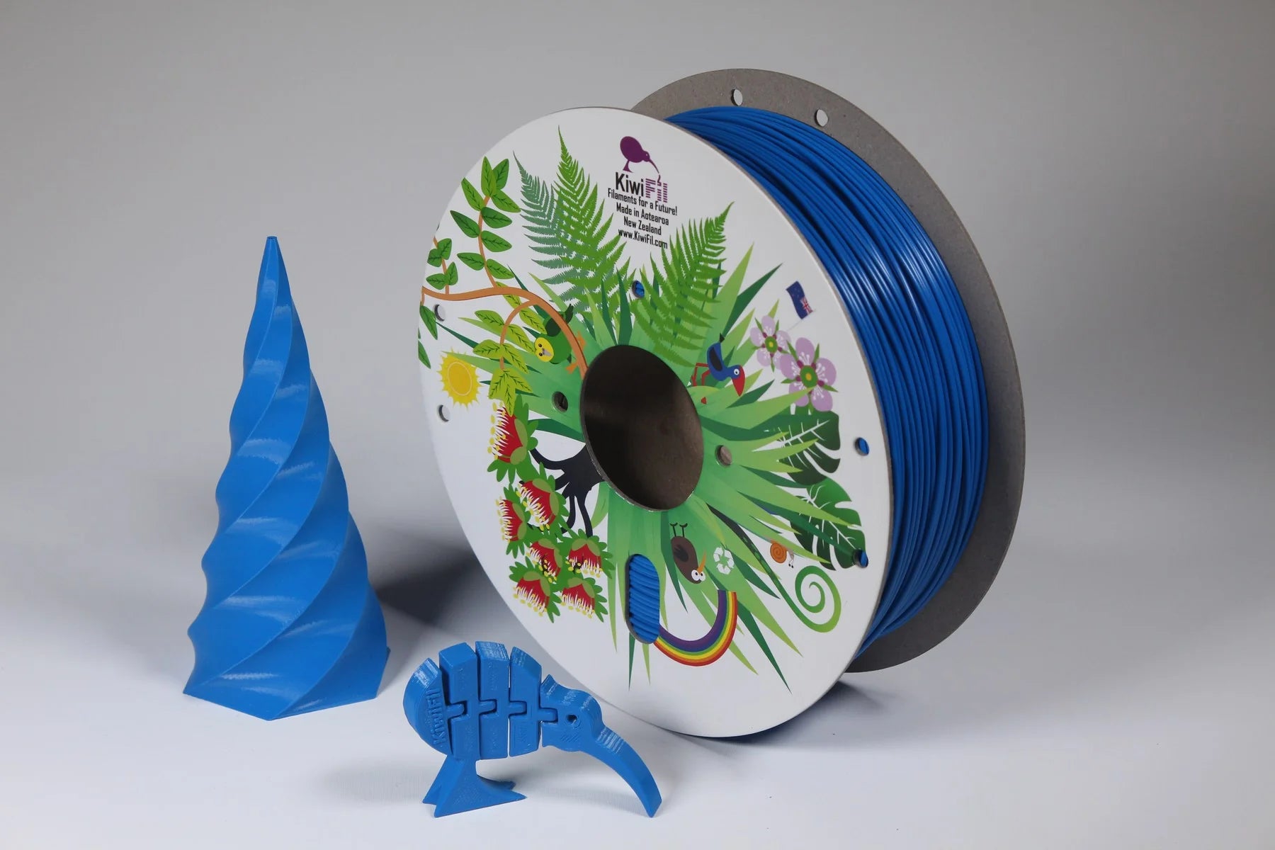 KiwiFil Tough PLA Pro 1.75mm Royal Blue 1kg and 5kgs Filament