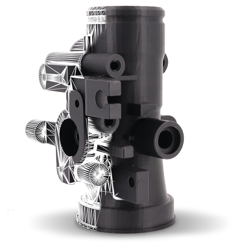 OBSIDIAN PA6+CF [MARKFORGED ONYX ALTERNATIVE] 1Kg 1.75mm rolls - view 2