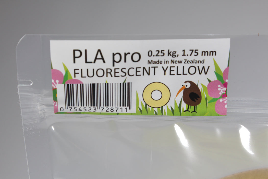 KiwiFil PLA Pro 1.75mm Fluorescent Yellow 250g