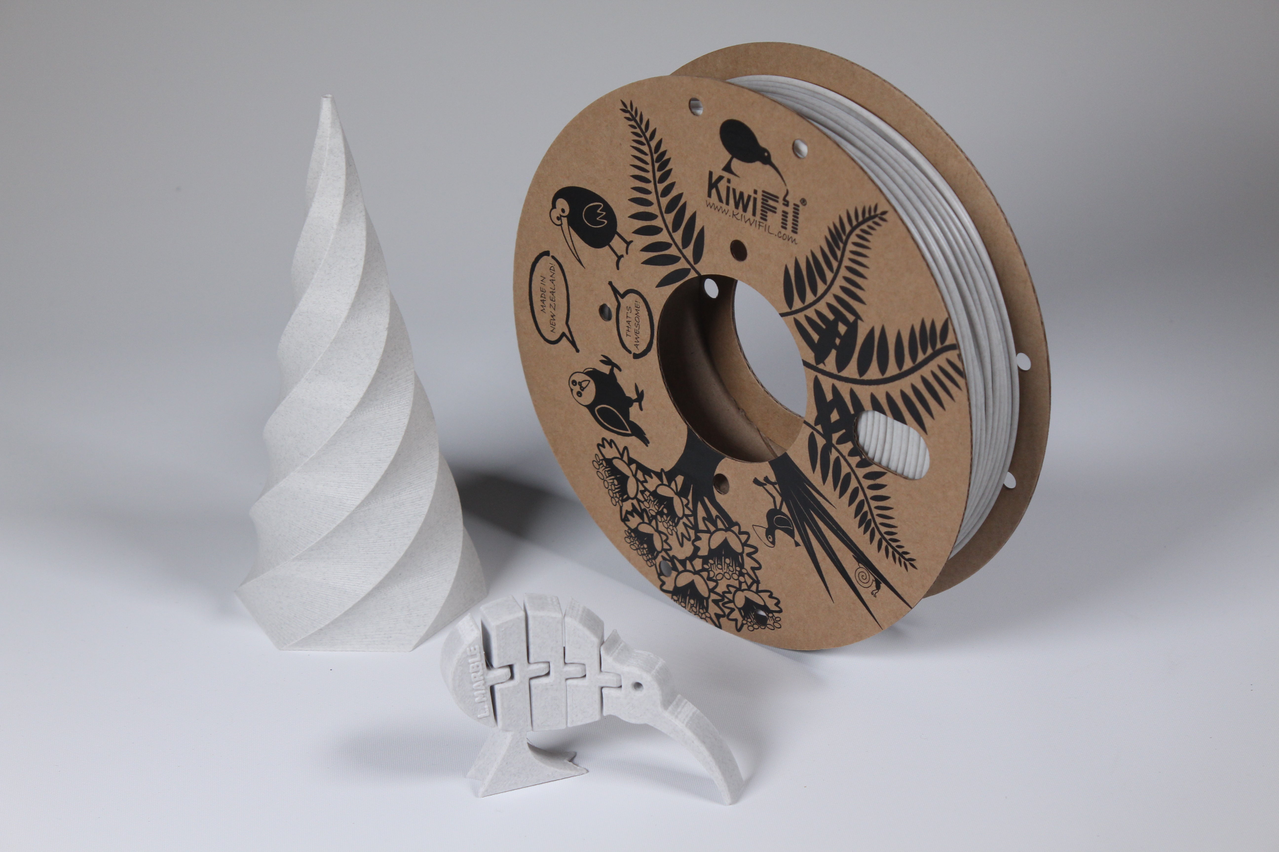 KiwiFil PLA Pro 1.75mm Light Marble 250g