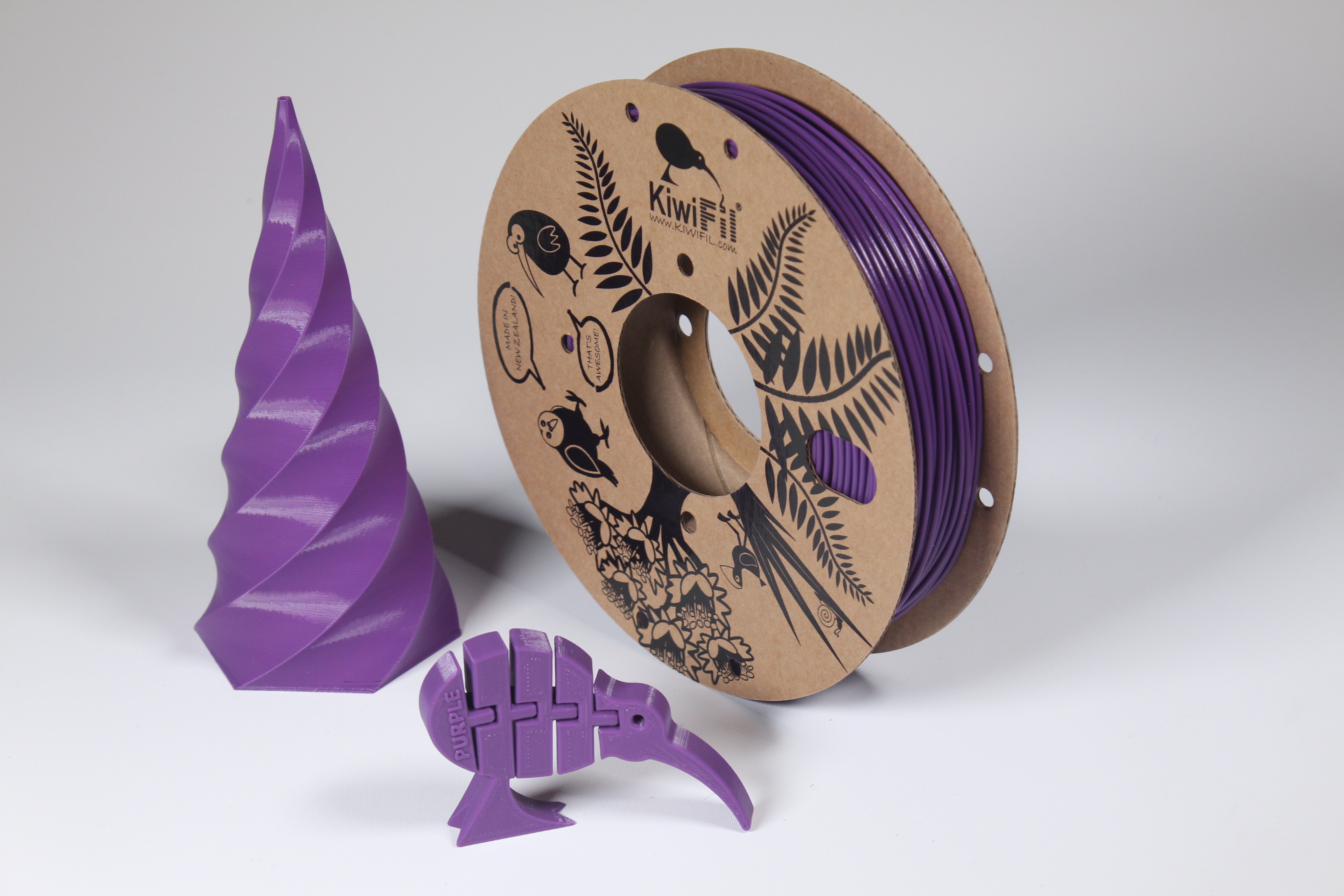 KiwiFil PLA Pro 1.75mm Purple 250g