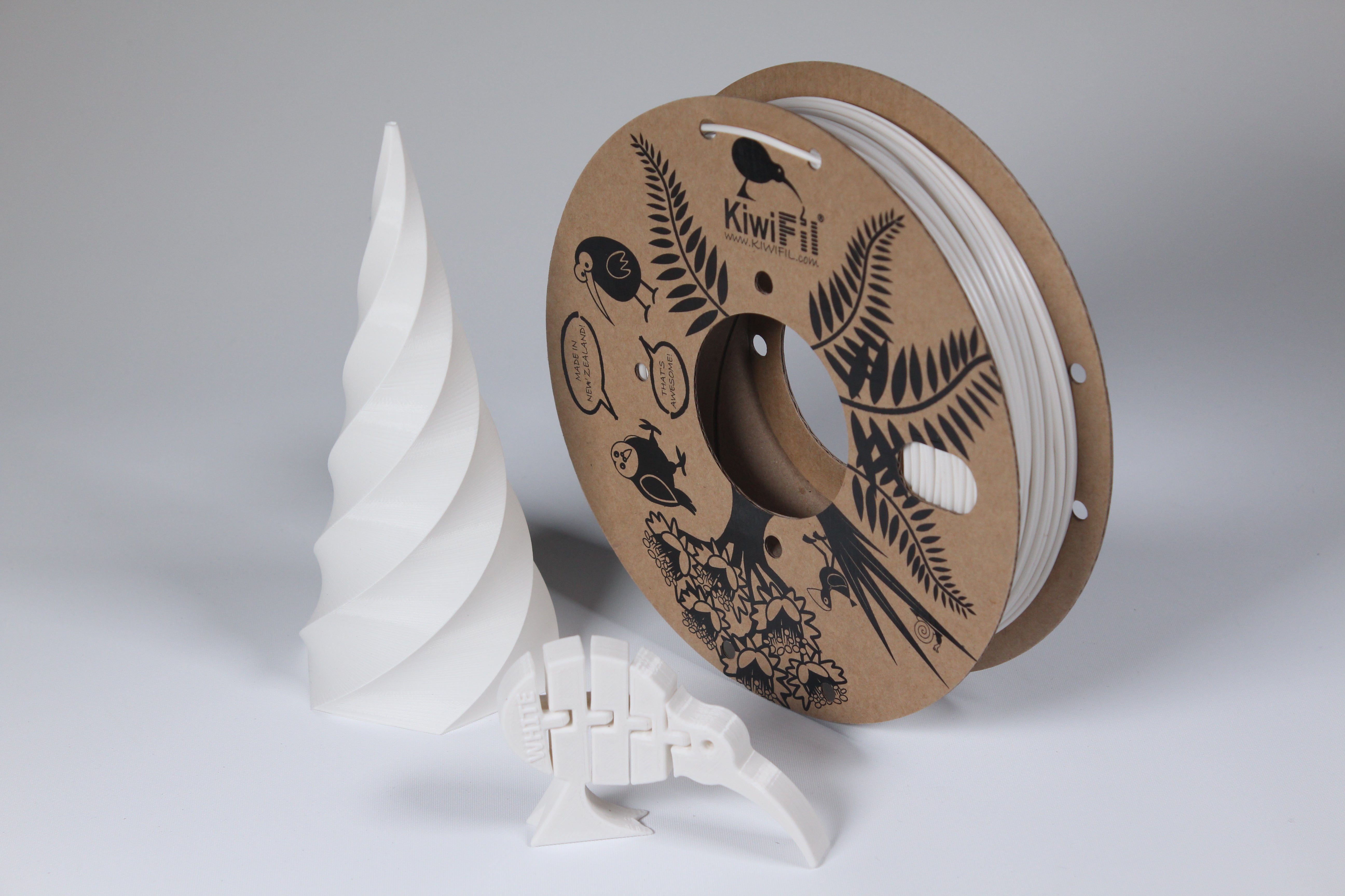 KiwiFil PLA Pro 1.75mm White 250g
