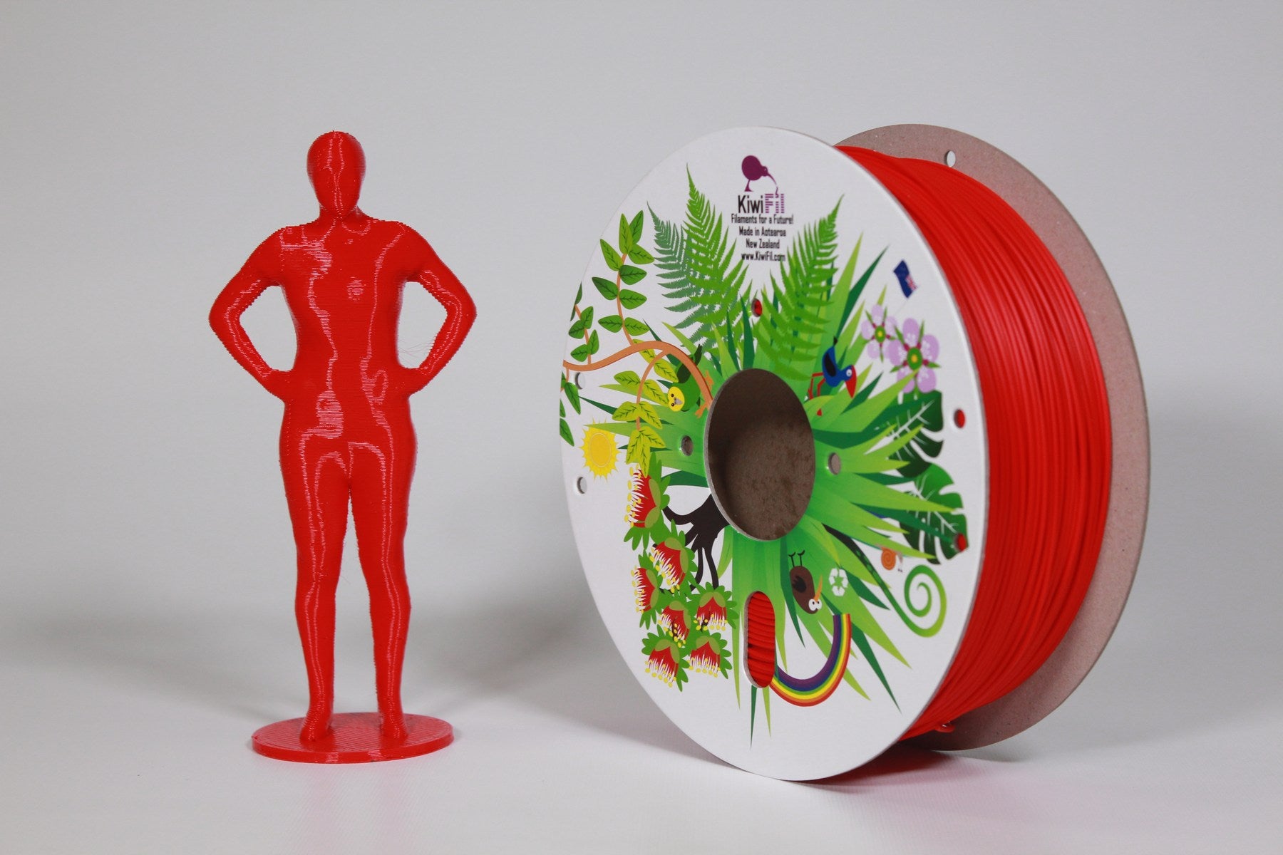 KiwiFil Tough PLA Pro 1.75mm Race Car Red 1kg Filament