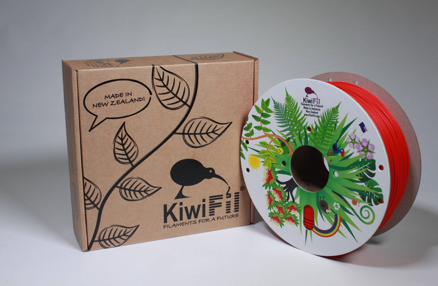 KiwiFil Tough PLA Pro 1.75mm Race Car Red 1kg Filament - view 4