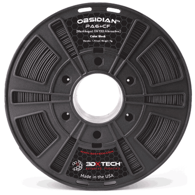 OBSIDIAN PA6+CF [MARKFORGED ONYX ALTERNATIVE] 1Kg 1.75mm rolls